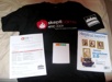 SkeptiCamp NYC 2009 attendees got to take home a T-shirt, program guide, left over NECSS pads, and a free issue of Skeptical Inquirer, among other things.