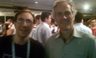 Mitch Lampert and Tim O'Reilly at NYC's Web 2.0 Expo 2010